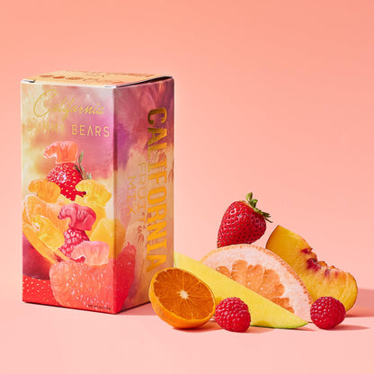 California Gummy Bears - Fruit Mix Gummy Bears  - All Natural Made in CA - Gummy Bear Gifts