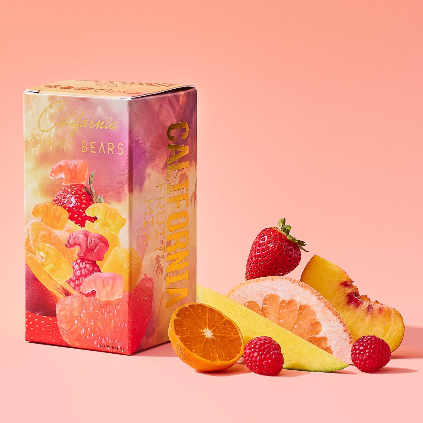 California Gummy Bears - Fruit Mix Gummy Bears  - All Natural Made in CA - Gummy Bear Gifts