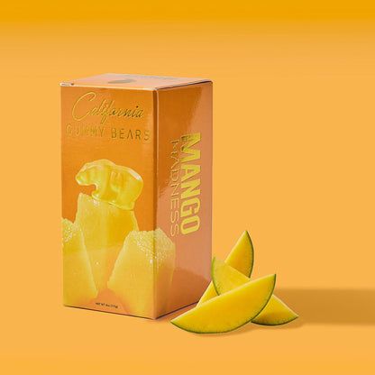 California Gummy Bears - Mango Madness - California Made Candies and Gifts with All Natural Fruits