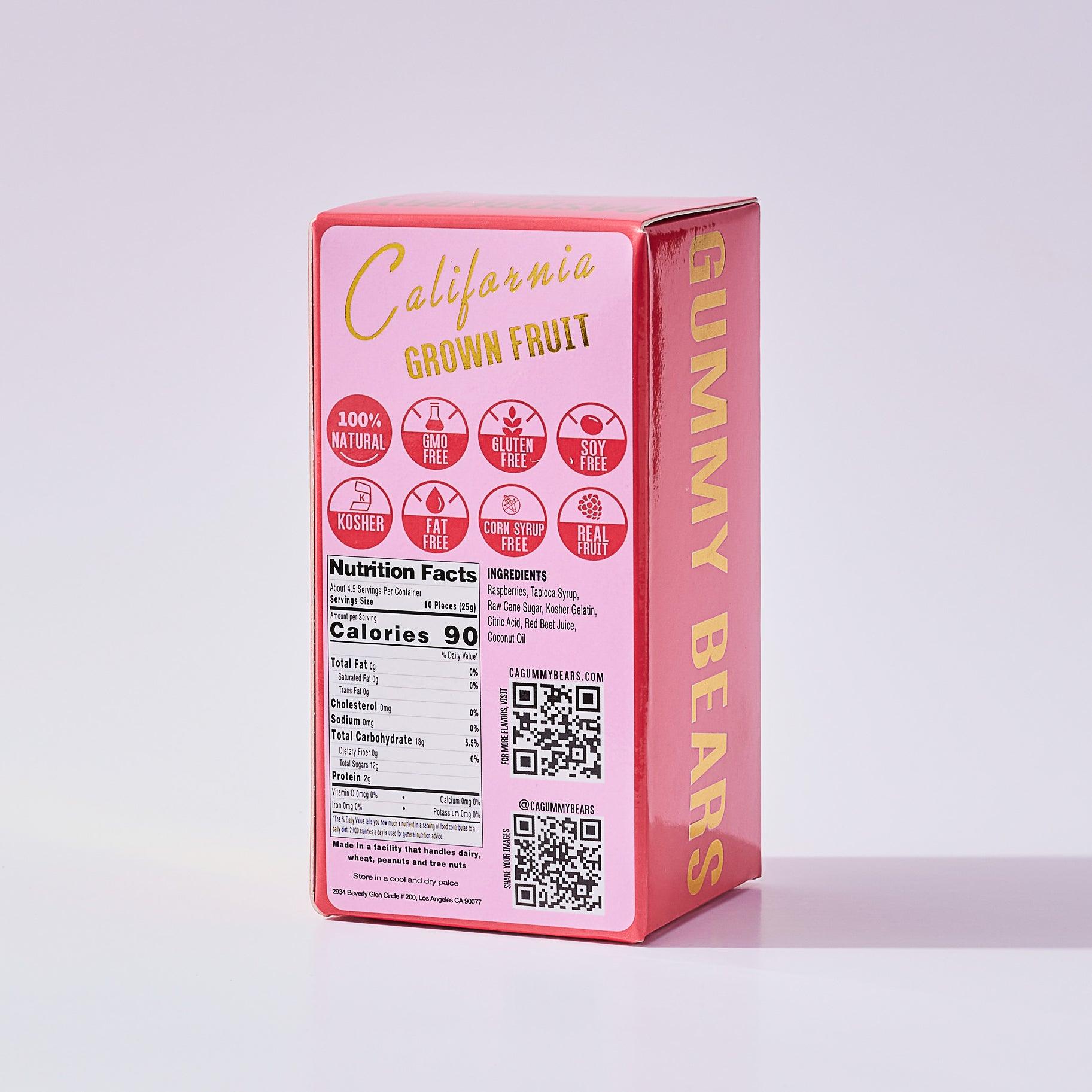 California Gummy Bears - Real Fruit 100% Natural Gummy Candies and Gummies