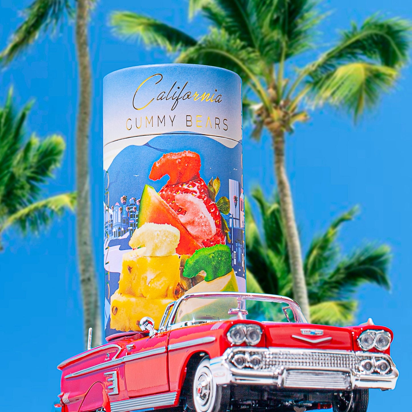 California Gummy Bears - Welcome to Los Angeles Gummy Bears and Los Angeles Candies - Sour Vegan Organic Candies